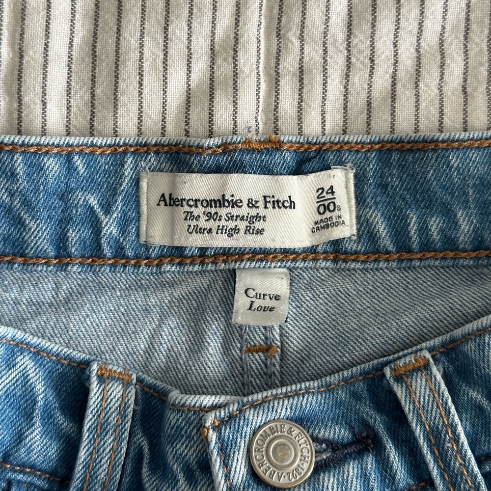 High Rise Straight Leg Jeans - Picture 4 of 5